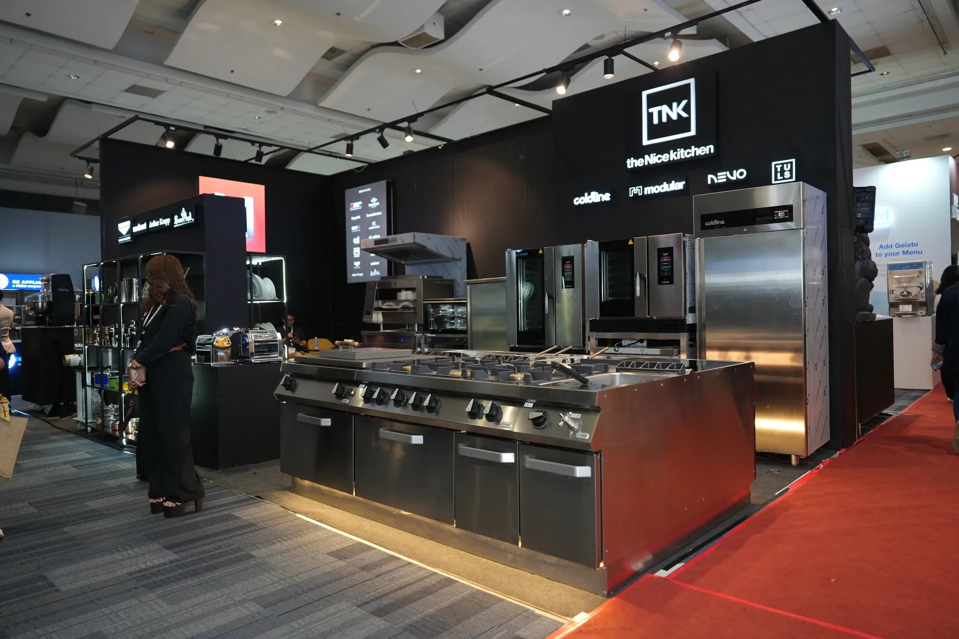Commercial kitchen suite with premium AM Group equipment