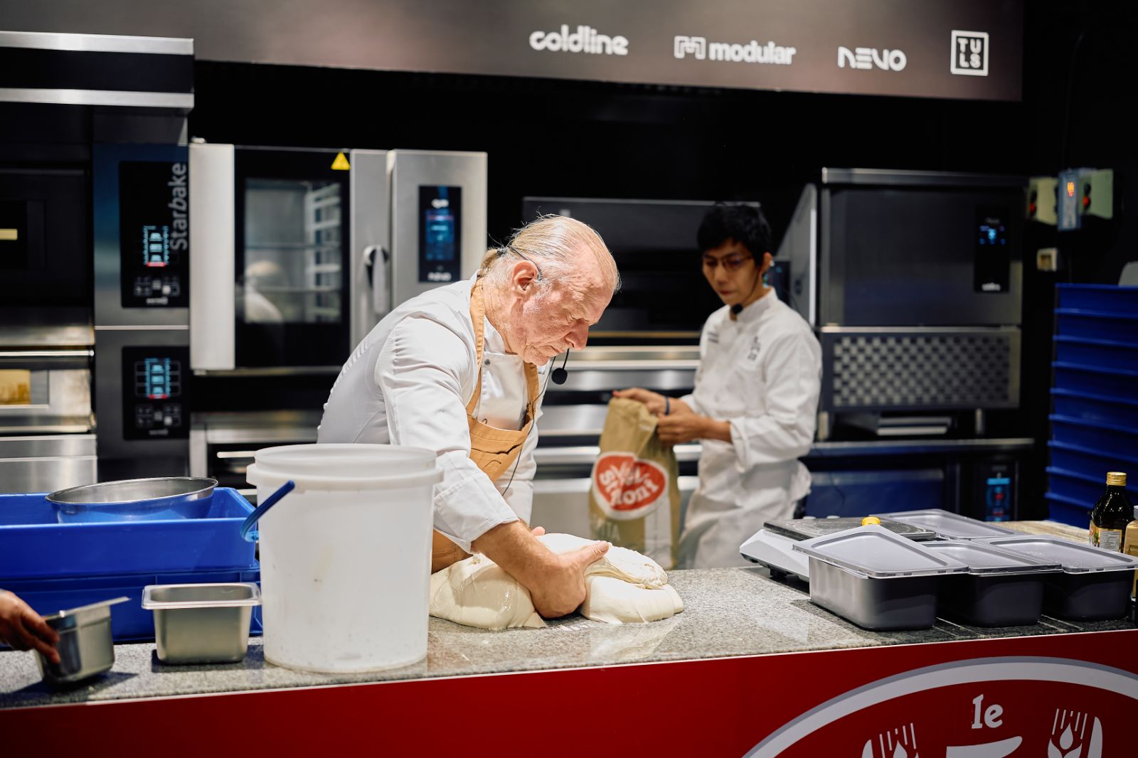Artisan dough preparation at an AM Group event
